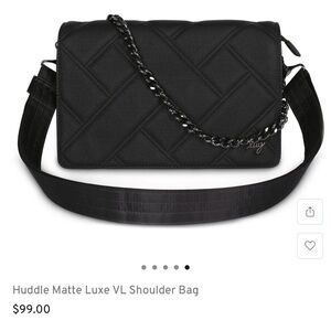 Lug Huddle Matte Luxe - Black Quilted Shoulder Bag EUC (used once)